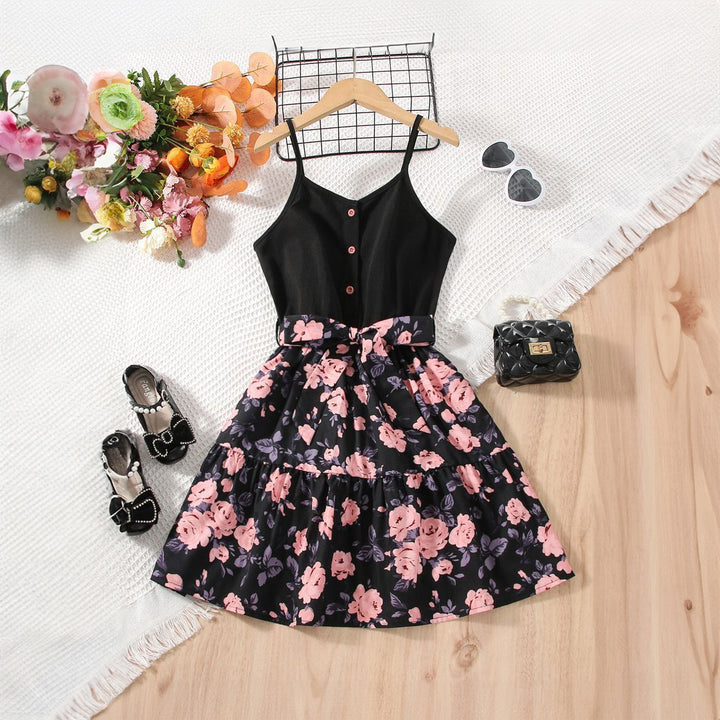 Baby girl trendy floral style dress - #102