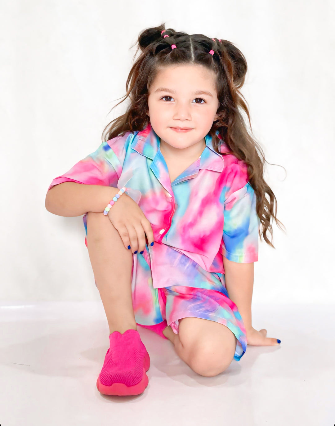 Baby/boy summer tie dye style short and shirt - #SS500