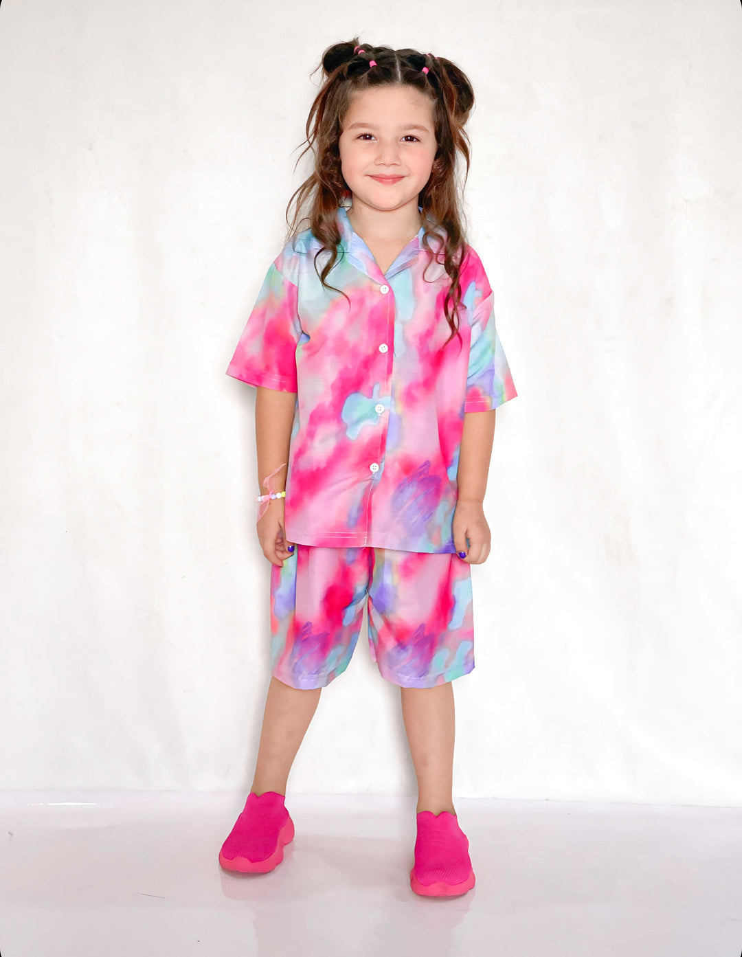 Baby/boy summer tie dye style short and shirt - #SS500