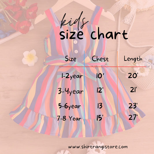 Baby girl multi style lining printed style dress - #SH-725