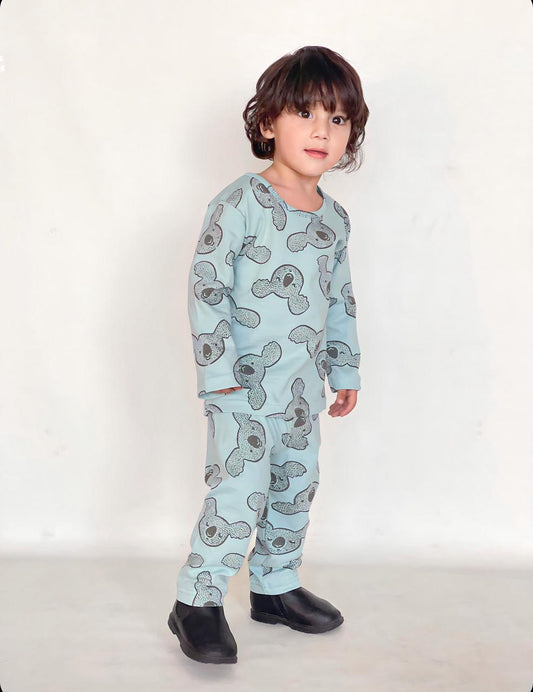 Baby/boy bear printed kids wear - #3001