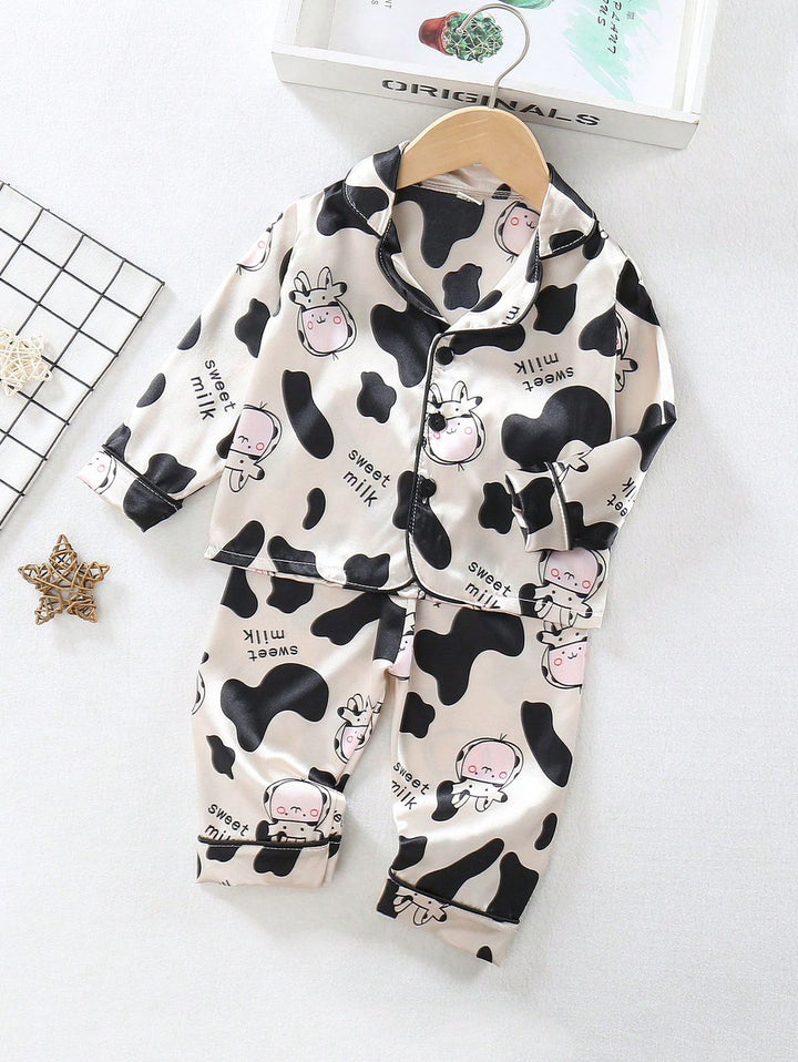 Baby/boy cow printed style kids sleepwear set- #NS12