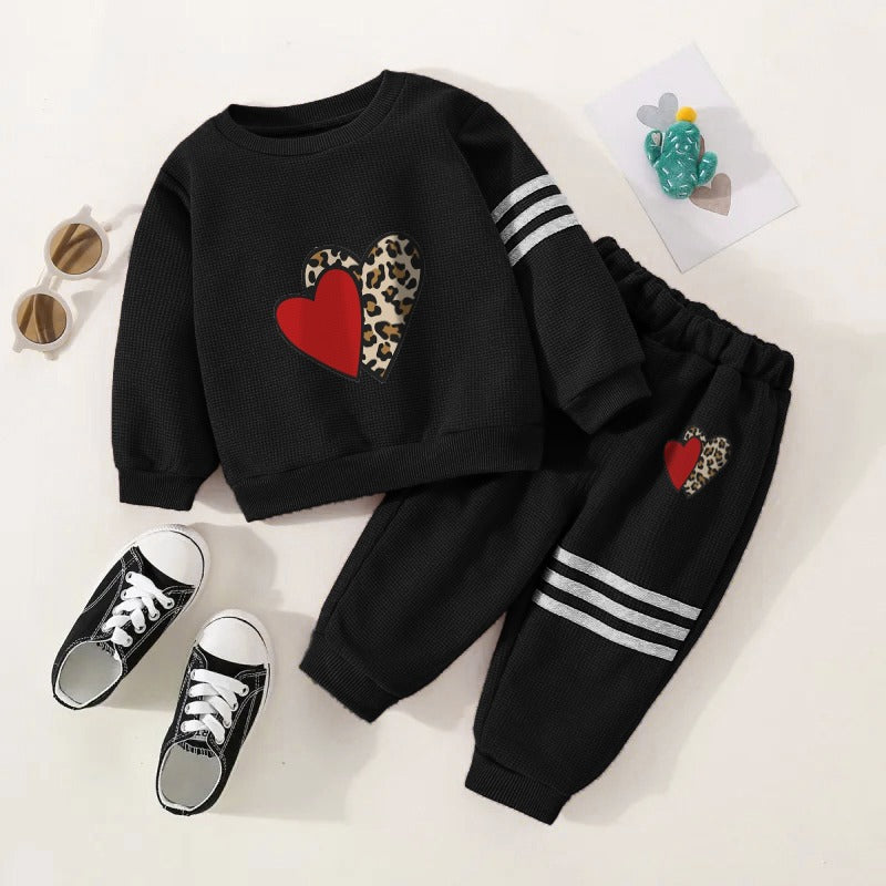 Baby/boy stripe style winter fleece tracksuit PRINT # 1