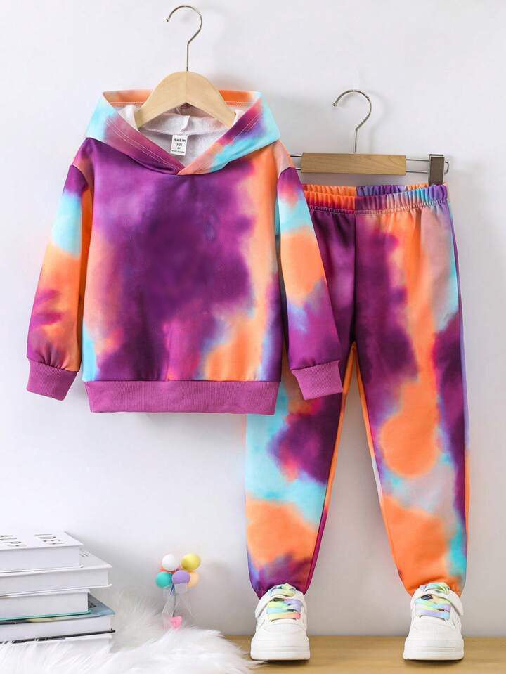 Baby/boy regalia color tie dye style printed winter fleece tracksuit