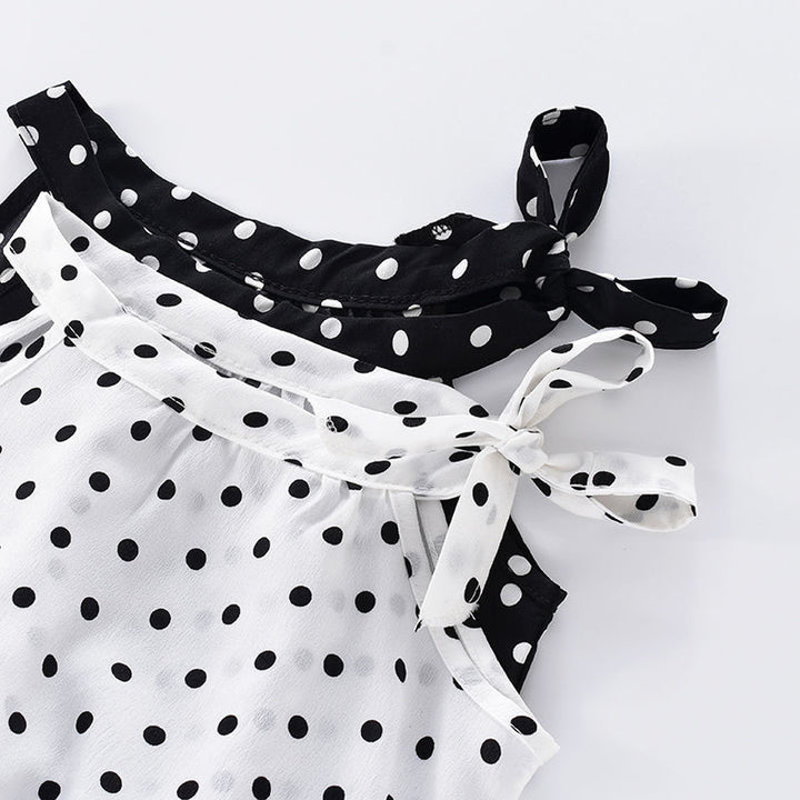 Baby girl polka dot kids dress