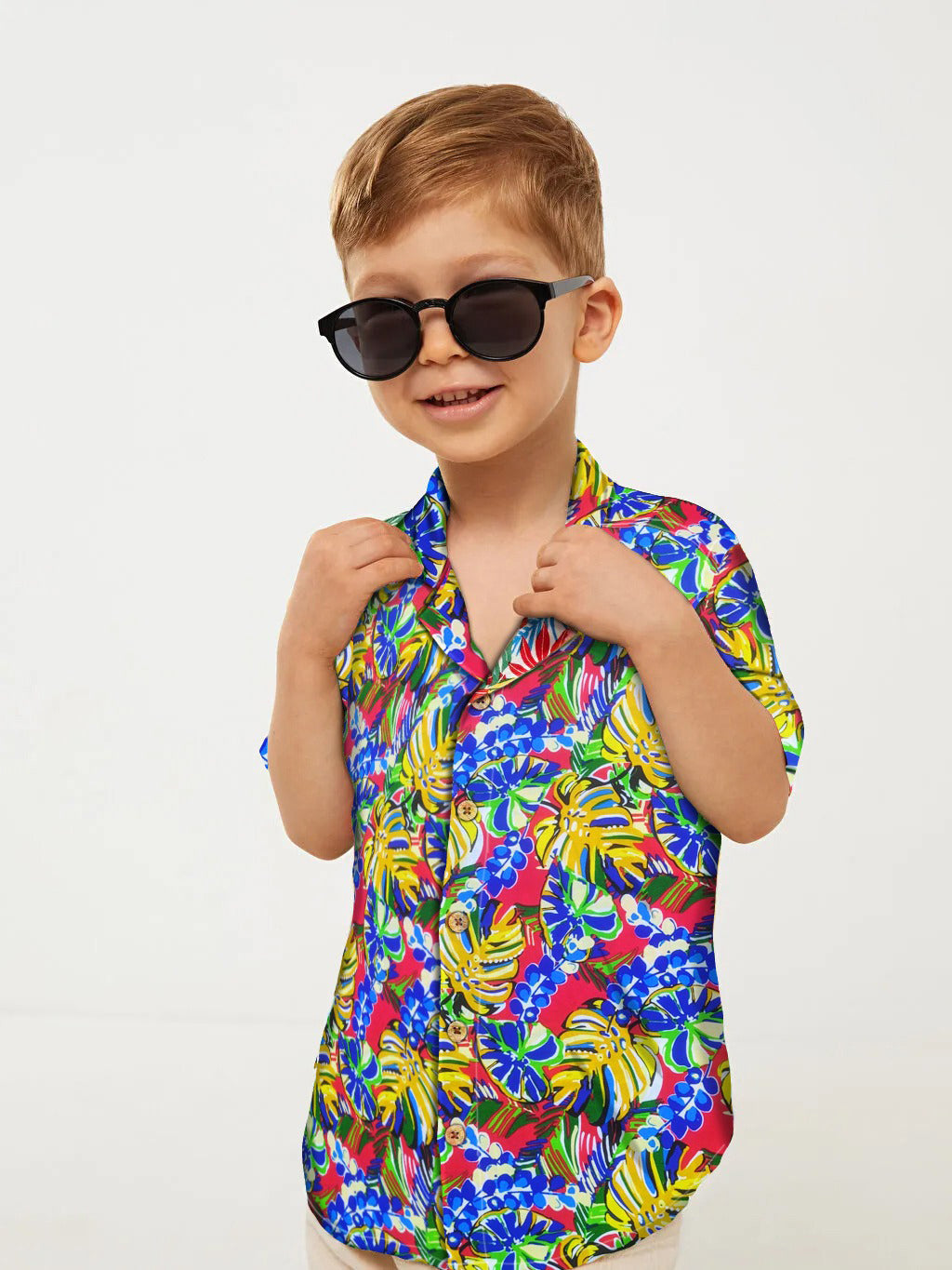 Multi printed shirt for boy