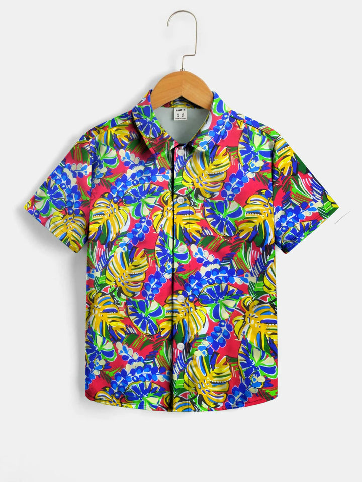 Multi printed shirt for boy